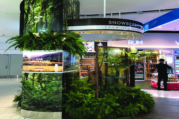 Snow berry NewZealand display booth